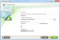PageTypes Installer - IIS configuration.