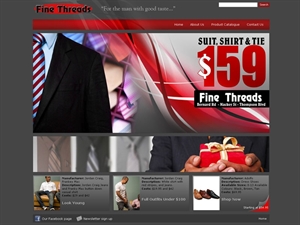 Fine Threads - New website on PageTypes CMS