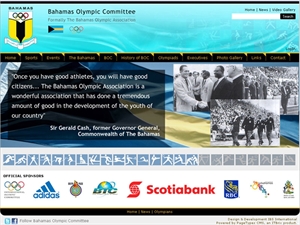 Bahamas Olympic Committee - New website on PageTypes CMS