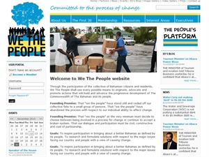 We The People Bahamas - New website on PageTypes CMS