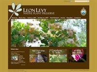 Leon Levy Native Plant Preserve - New website on PageTypes CMS
