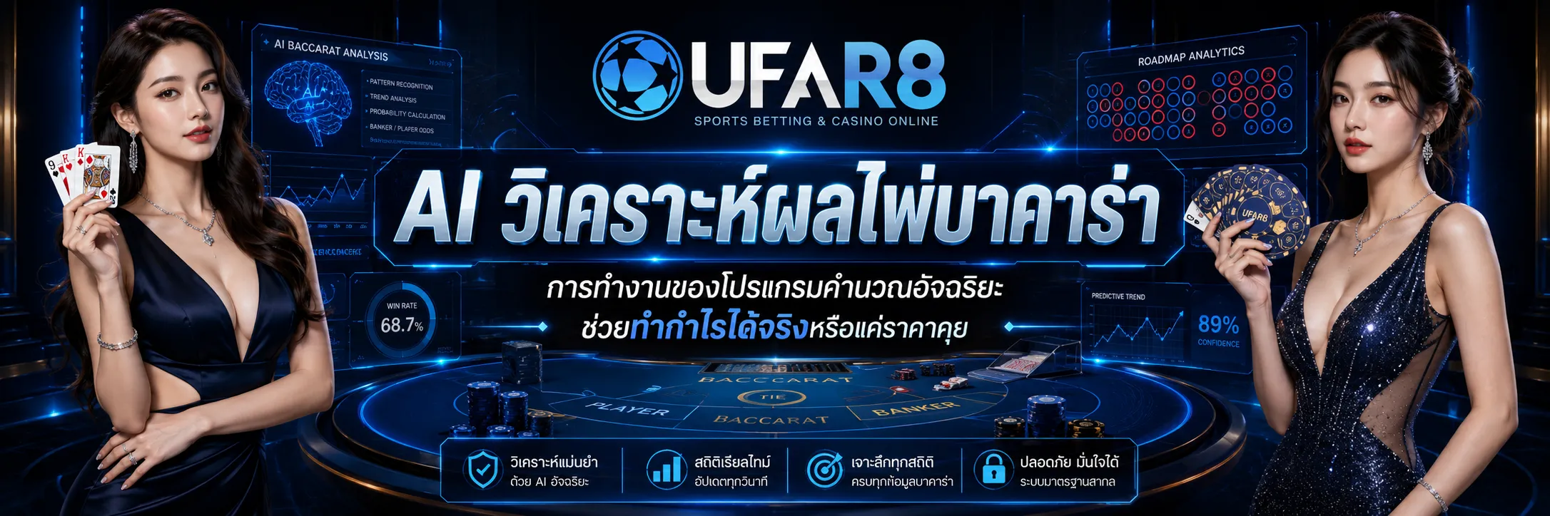 AI วิเคราะห์ผลไพ่บาคาร่า