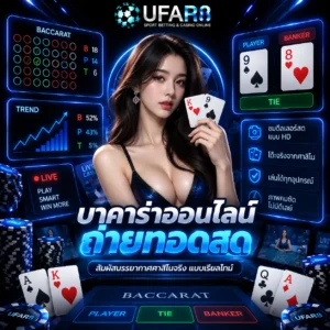 บาคาร่าออนไลน์ ถ่ายทอดสด